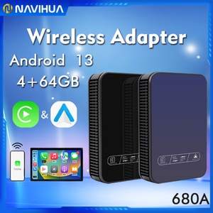 Navihua 680A <b>Wireless</b> Carplay Android Auto Android AI Box <b>Adapter</b> Android 13 Qualcomm Chip Multimedia Players - Product Image 2