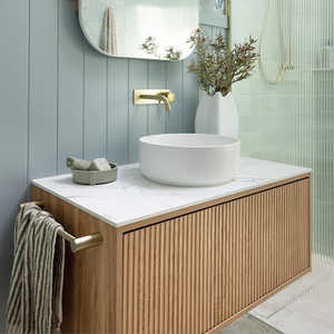 Tocador de almacenamiento inteligente para espacios organizados: mantenga <span class=keywords><strong>todo</strong></span> en su lugar con un tocador de baño elegante y sencillo - Product Image 3