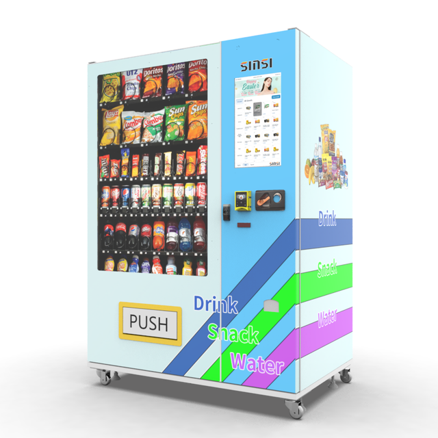 2026 New Intelligent Snack Vending Machine with Touch Screen and Cashless Payment