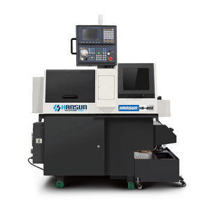 HANSUN-Mini torno CNC horizontal de doble husillo con POSA, eje doble de metal de alta precisión, doble husillo de trabajo medio - Product Image 1