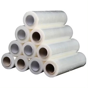 Factory Price LLDPE Stretch Film Industrial Clear <b>Plastic</b> Stretch <b>Wrap</b> Film for Pallet <b>Wrap</b> - Product Image 3