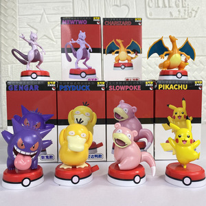 Pokémoned di chuyển loạt bức tượng nhỏ đồ trang trí máy tính để bàn gengar Psyduck <span class=keywords><strong>Charizard</strong></span> búp bê - Product Image 2