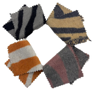 Bán buôn vải Nhà cung cấp sóng nước Jacquard Tweed len/Polyester ưa thích vải cho quần áo 2388 - Product Image 6