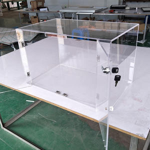 Изготовленный на заказ акриловый лист машина защитная Пылезащитная крышка прозрачные детали обработки - Product Image 5