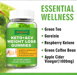 Gomitas Veganas <span class=keywords><strong>Keto</strong></span> ACV de Marca Privada OEM, 60 Unidades, Gomitas de Vinagre de Sidra de Manzana para Desintoxicación y Adelgazamiento, Venta al Por Mayor - Product Image 2