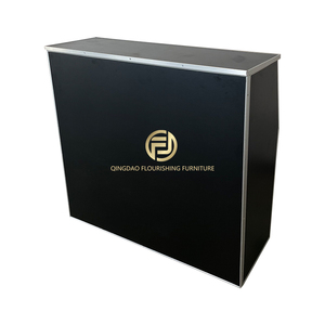 Mostrador <span class=keywords><strong>para</strong></span> <span class=keywords><strong>Eventos</strong></span> <span class=keywords><strong>de</strong></span> Negocios <span class=keywords><strong>de</strong></span> <span class=keywords><strong>Alquiler</strong></span>, Construcción Robusta, Paneles Laminados Resistentes a los Arañazos, Mesa <span class=keywords><strong>de</strong></span> Bar Plegable y Portátil - Product Image 4