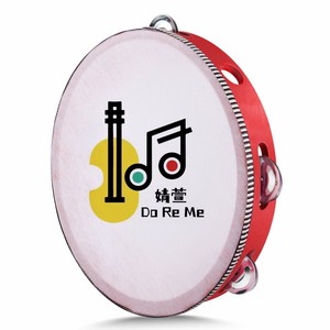 Percussioni nuovo design strumenti a percussione tamburello tamburello palmare tamburello giocattoli noise maker mano tamburo per bambini - Product Image 4