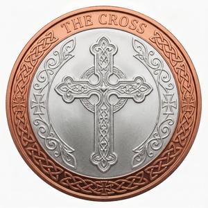 Moneda de Dragón Occidental de Cobre de Doble Tono para Decoración Sobrenatural, Regalo, Colección Numismática - Product Image 5