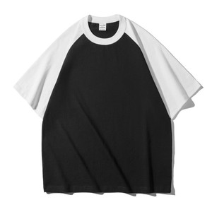 Haut de gamme personnalisé poids lourd raglan épaule ras du cou pour polos décontracté à manches courtes T-Shirt Boxy Fit tricoté surdimensionné <span class=keywords><strong>Pri</strong></span> - Product Image 5