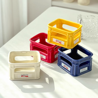 Machine d'impression par transfert thermique semi-automatique pour paniers à fruits en plastique avec cadre rotatif double face