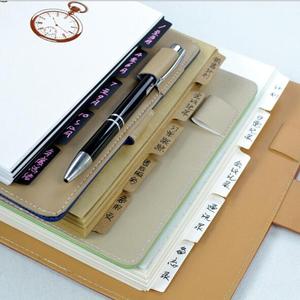 Bộ Chia Chất Kết Dính 5 Tab Màu A6 Có Thể Chèn Nhiều Màu Trang Chỉ Mục - Product Image 4