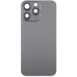 Coque arrière avec support métallique et protection d'objectif pour iPhone 15 Pro Noir - Product Image 1