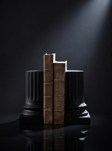 Sujetalibros Decorativo Negro de Metal, Diseño Clásico de Columna para Hogar, Oficina, Biblioteca, Estante, Escritorio, Almacenamiento, Exhibición, Interior - Product Image 5
