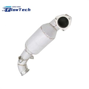 Downpipe à haut débit avec bouclier thermique pour MINI Cooper S F56 B48 2.0T – SS304 1,5 mm soudé TIG - Product Image 5