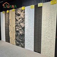 Fabricant professionnel de panneaux muraux en pierre PU, pierres PU ignifuges, revêtement extérieur en pierre PU souple pour la décoration murale des villas