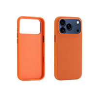 Funda Mate Antihuellas para Teléfono, Protección Contra Caídas, Cubierta Protectora Delgada con Bisel Elevado para la Cámara, para iPhone 17 Pro Max