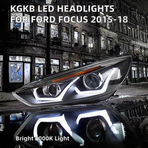 Conjunto de Faros LED para Ford Focus 2015-2018 MK3.5, Lente de Proyector Dual, DRL, Conexión Directa, 6000K - Product Image 2