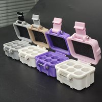 Caja para Botellas de Péptidos, Plástico PP de Alta Calidad, Contenedor de Almacenamiento para Investigación Clínica y de Laboratorio, Venta al Por Mayor, Personalizable con Logotipo OEM