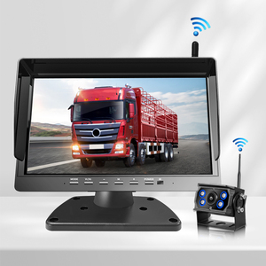 Kit de caméra de recul sans fil AHD 1080P avec écran 2CH 4 canaux, moniteur DVR, 24V pour bus, remorque, SUV, camion, voiture - Product Image 3