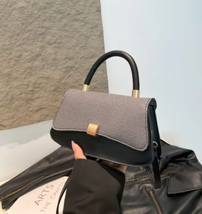 Bolso de mano de gran capacidad, bolso de hombro de diseñador de moda para mujer con forro de PU, adecuado para viajes. - Product Image 5