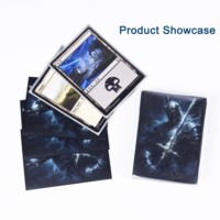 Protège-cartes imprimés mats en PP, housses de protection transparentes pour cartes TCG CCG