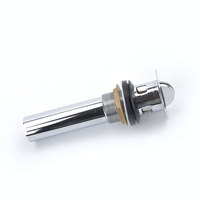 Bouchon de vidange de lavabo moderne pivotant à fente, avec couvercle rotatif, chromé, facile à nettoyer, garantie 2 ans, pour usage hôtelier
