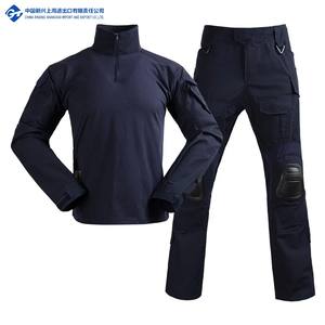 G3 Set uniforme mimetica Ripstop tattica con rana <span class=keywords><strong>blu</strong></span> Navy per addestramento, giochi softair e pattuglie <span class=keywords><strong>di</strong></span> sicurezza all'aperto - Product Image 1