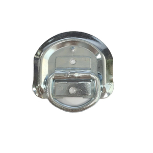 Truck Recessed Lashing Ring Flip-Up Foldable <b>Rope</b> Ring Bolt-On Plate Anchor D-Ring - Product Image 4