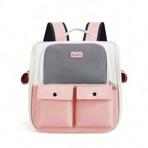 Mochila Transportadora de Gatos Cuadrada, Transpirable y Portátil, Bolsa de Transporte para Mascotas, Plegable, Mochila para Gatos para Exteriores - Product Image 6