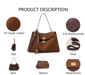 3251-1 Design de mode Ventes complètes Vegan Petit populaire PU <span class=keywords><strong>Maroquinerie</strong></span> Femmes Sacs fourre-tout Produits faits à la main Sacs à main pour femmes - Product Image 2