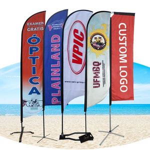 Advertising Custom Made Print Advertising Beach Flag Beach Feather Banner - Product Image 1