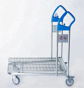 गोदाम के लिए 300KG मेटल प्लेटफ़ॉर्म ट्रॉली कार्ट - Product Image 1