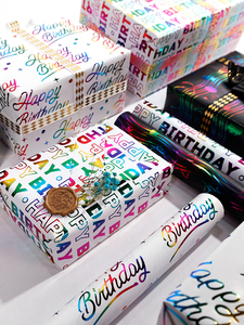 Boîte cadeau d'anniversaire en papier d'emballage de haute qualité - Product Image 2