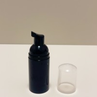 Noir Bas quantité minimale de commande Couleur Personnalisée Noir Shampooing Moussant Bouteille Lash Shampooing Avec Brosse