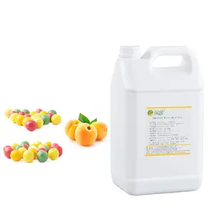 Fresh yellow peach odor food flavor Best quality juice flavors for soft candy making Bubble gum flavor oil
