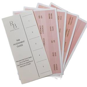 Marcadores de <span class=keywords><strong>Biblia</strong></span> Personalizados con Lámina Dorada, Resistentes al Agua, Etiquetas Adhesivas para Índice de <span class=keywords><strong>Biblia</strong></span>, Marcadores de Clasificación para Planificación Mensual - Product Image 5