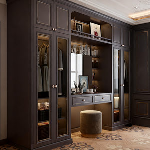 Armoires de chambre à coucher en bois modernes BOSNiE, design personnalisé, écologiques, faciles à assembler, armoire portable, placard de rangement - Product Image 3