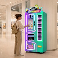 Distributeur automatique de pièces commémoratives et de photos avec impression UV par IA, sans assistance humaine, pour aimants de réfrigérateur souvenirs