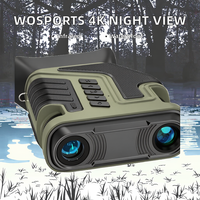 Monoculaire numérique de vision nocturne HD 4K, télescope d'enregistrement photo et vidéo pour l'observation des oiseaux, la chasse en plein air et l'observation de la faune