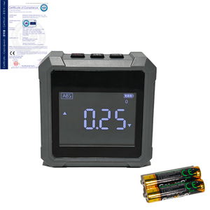 Прецизионный промышленный цифровой уровень с разрешением 0.2, магнитным основанием, питанием от батареи, из материала ABS, для выравнивания столешниц, CE - Product Image 1