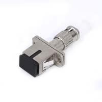 Adaptateur Optique à Bride Monomode Multimode SC LC ST FC pour Panneau de Brassage ODF Réseau