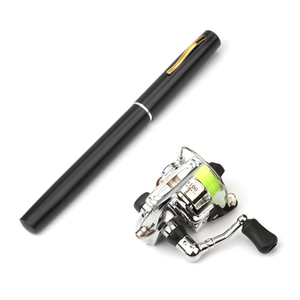 Canne à pêche pliable moulinet Combo Mini stylo Kit de canne à pêche télescopique Canne à pêche Spinning Reel Combo Kit - Product Image 1