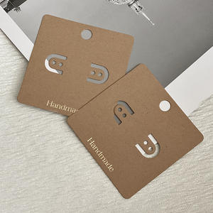 Etiquetas Colgantes de Papel de Lujo Personalizadas LUOYI para Pendientes, Collares, Prendas y Zapatos - Etiquetas con Logotipo de Moda en Oferta (MOQ 100 piezas) - Product Image 2