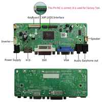 Écran portable de remplacement 15,6 pouces 1920x1080 30 broches LVDS avec carte de contrôle LCD H/D VGA DVI