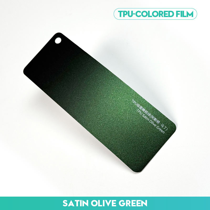 ซาตินสีเขียวมะกอก