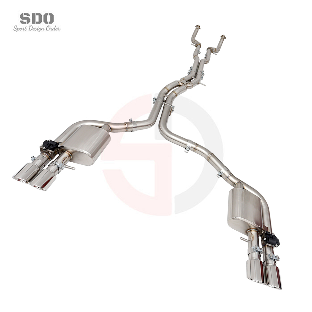 VantaFlow High Performance Catback Exhaust System for Audi S4/S5 B8.5 3.0T 2013-2019 Valvetronic Exhaust Pipes With Dual Inner Muffler