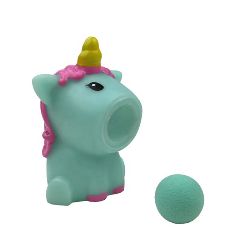 Пластиковые Squishy мяч выскочить Единорог украшения Pinch игрушка
