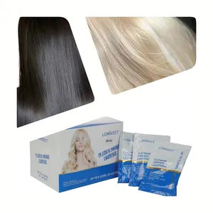 Dust Free Blue White Decolor Bulk Hair Color Remover Professional lightening Bleaching Powder For Hair