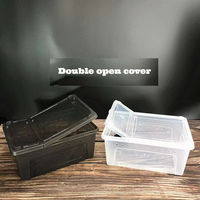 Boîte d'alimentation ventilée pour reptiles, robuste et transparente, pour animaux de compagnie, idéale pour l'escalade et l'alimentation - Vente chaude