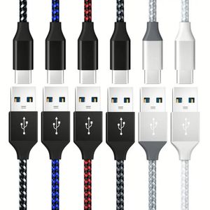 Cheap Price Braid Charging Cable <b>Type</b> <b>C</b> <b>Charger</b> Cable Durable Wire Phone Cables For Smart Phone - Product Image 1